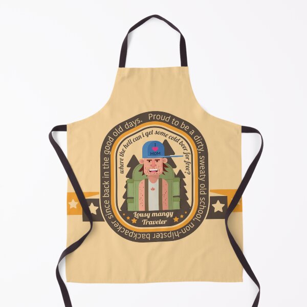 Item preview, Lousy mangy backpacker - badge designed and sold by Boogosh.