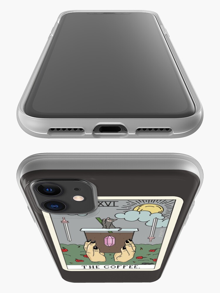 Alternate view of (Black) Coffee Reading iPhone Case & Cover