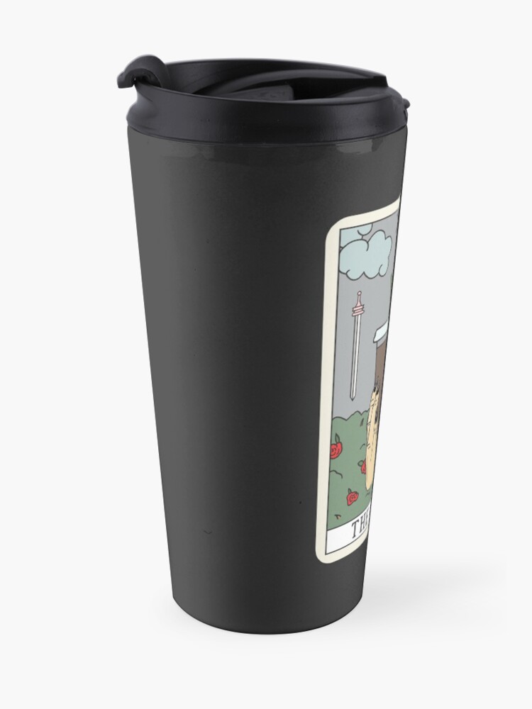 Alternate view of (Black) Coffee Reading Travel Mug