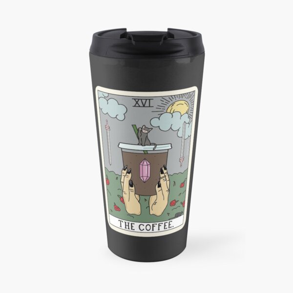 (Black) Coffee Reading Travel Mug