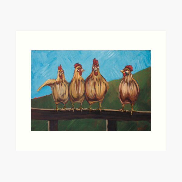 Gossip Girls Art Print