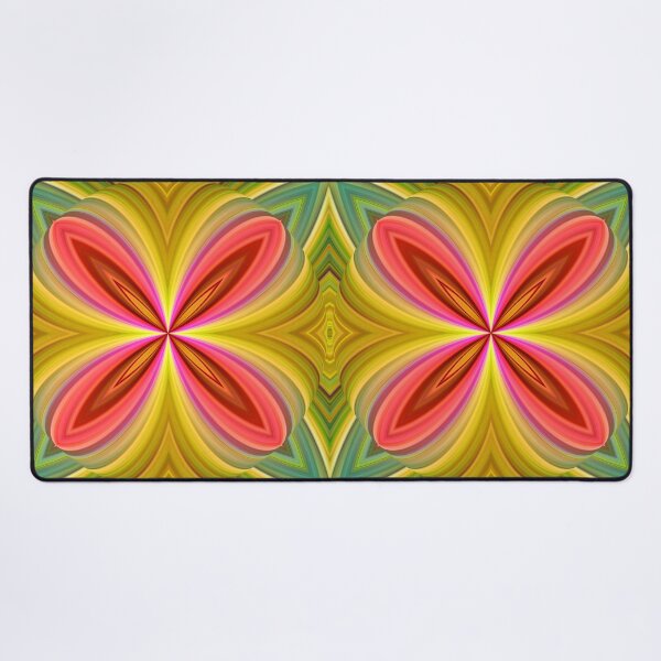 Item preview,  Red Blue Green Yellow Swirley paint pour: Liquify Pattern designed and sold by Momona-design.