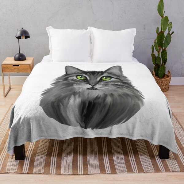 Item preview, Grey Cat Green Eyes designed and sold by GraphismCats.