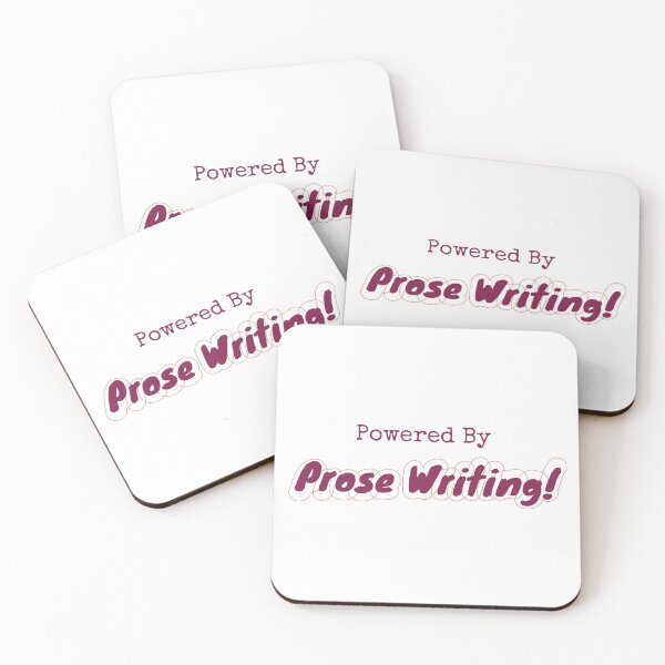 Item preview, Powered By Prose Writing designed and sold by cooldesignsalot.