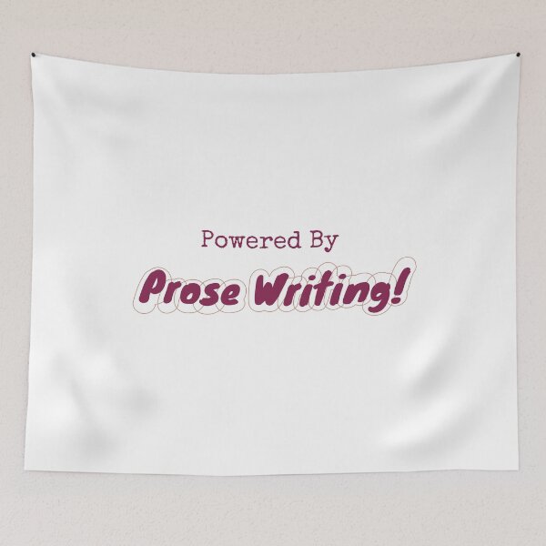 Item preview, Powered By Prose Writing designed and sold by cooldesignsalot.