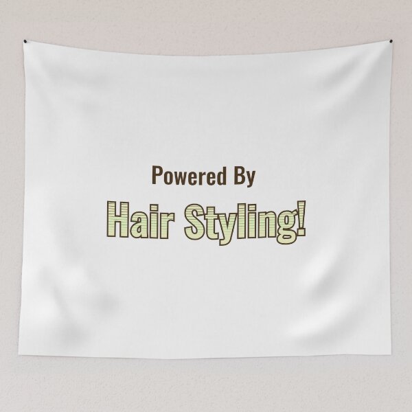 Item preview, Powered By Hair Styling designed and sold by cooldesignsalot.
