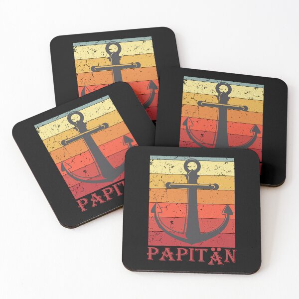 Item preview, Herren Papitän | Papa und Kapitän Lustiges Retro Anker Vatertag designed and sold by Nuqta.