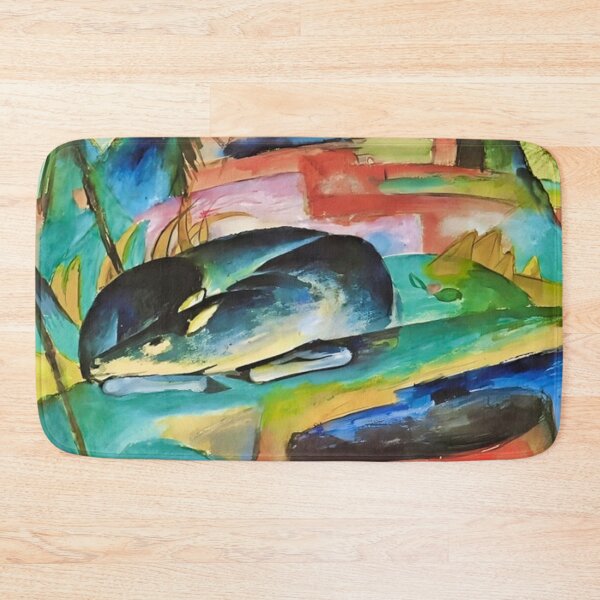 Item preview, Sleeping Deer by Franz Marc designed and sold by WonderweissStudio.