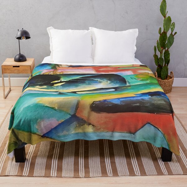 Item preview, Sleeping Deer by Franz Marc designed and sold by WonderweissStudio.