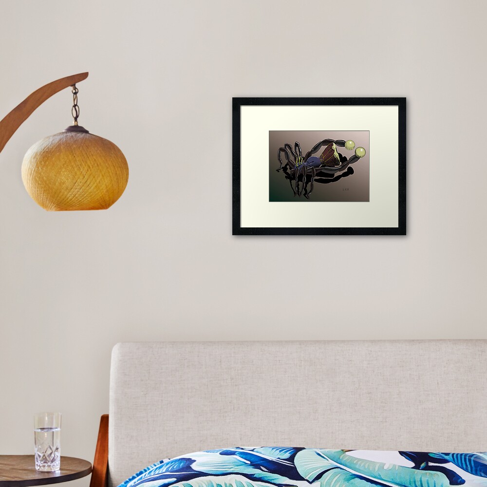 Item preview, Framed Art Print designed and sold by dj-KIR.