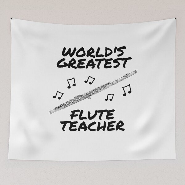 Item preview, World's Greatest Flute Teacher Flutist Woodwind Musician designed and sold by doodlerob.