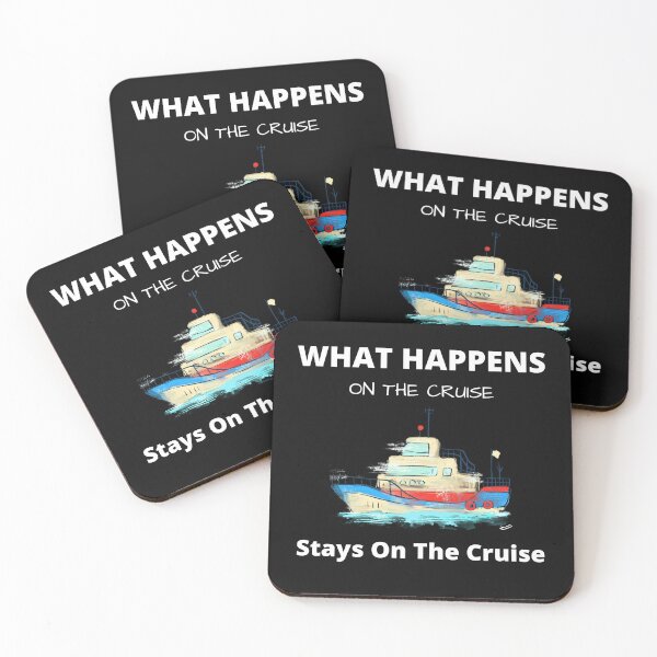 Item preview,   What Happens On The Cruise Stays On The Cruise designed and sold by yassminishop.