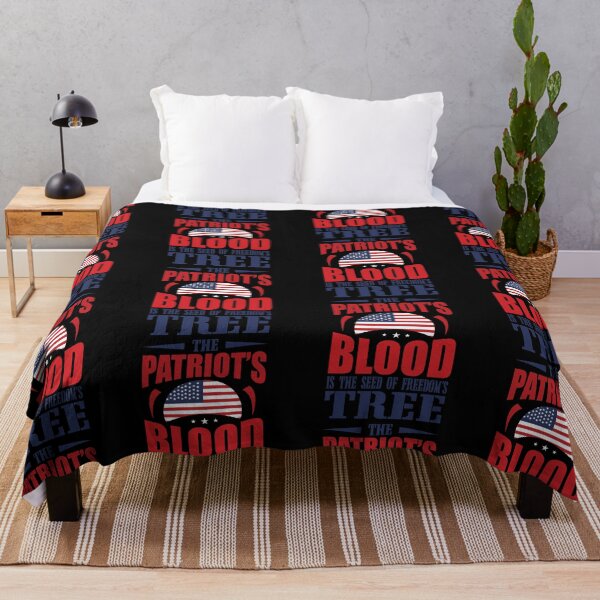Item preview, The Patriots Blood is the seed of Freedom Tree America Flag Happy Life Apparel Essential Motivation Inspiration Joy Mood designed and sold by DesignByHeartUK.