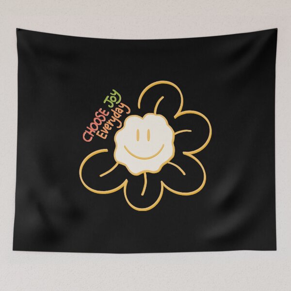 Item preview, Choose joy everyday flower with colorful text design designed and sold by DDalaland.