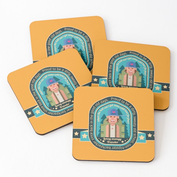 Item preview, Lousy mangy backpacker - badge designed and sold by Boogosh.