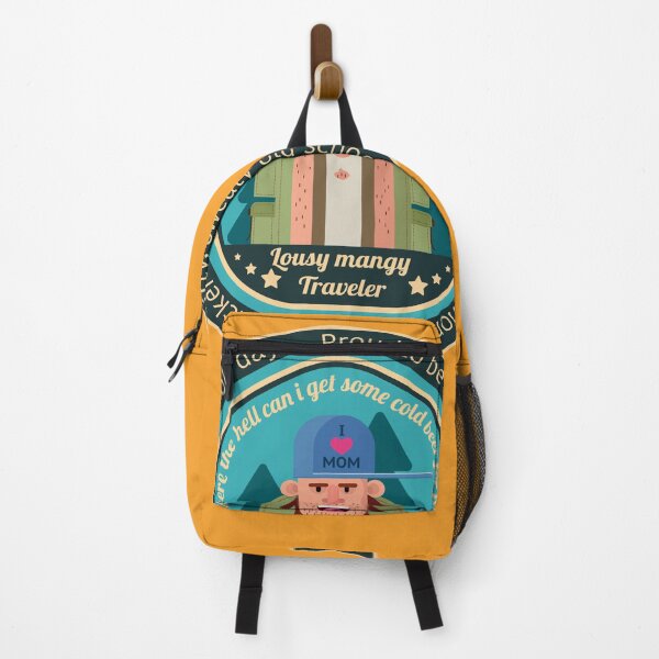 Item preview, Lousy mangy backpacker - badge designed and sold by Boogosh.