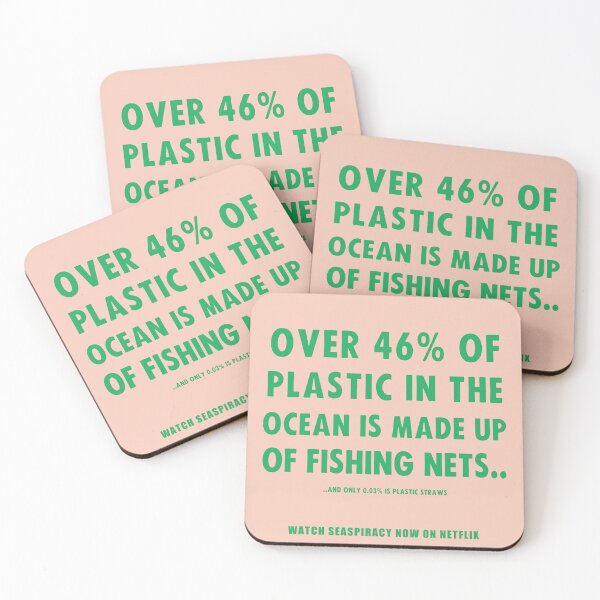 Item preview, Watch Seaspiracy - Vegan Facts: 46% Of Plastic In The Ocean Is Made Up Of Fishing Nets designed and sold by katinkacares.