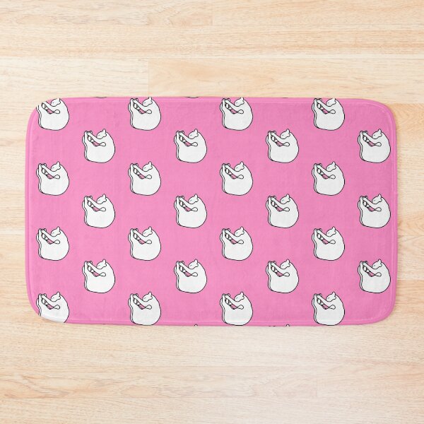 Item preview, White Sleeping Cat on pink designed and sold by Adam Regester.