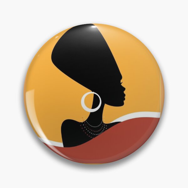 Item preview, contemporary African-inspired portrait artwork designed and sold by Bkstores.