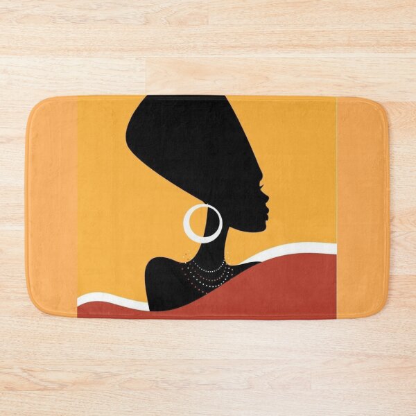 Item preview, contemporary African-inspired portrait artwork designed and sold by Bkstores.