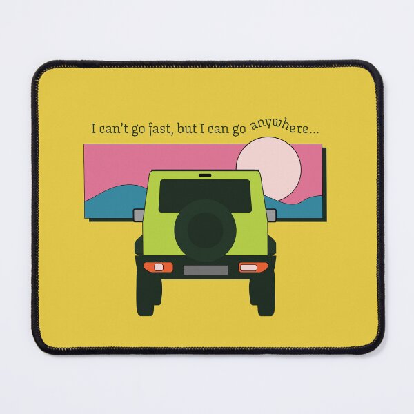 Item preview, Kinetic Yellow Suzuki Jimny | Can't go Fast, Can Go Anywhere designed and sold by stoicjimny.
