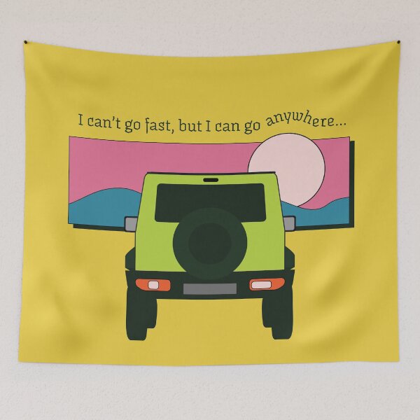 Item preview, Kinetic Yellow Suzuki Jimny | Can't go Fast, Can Go Anywhere designed and sold by stoicjimny.