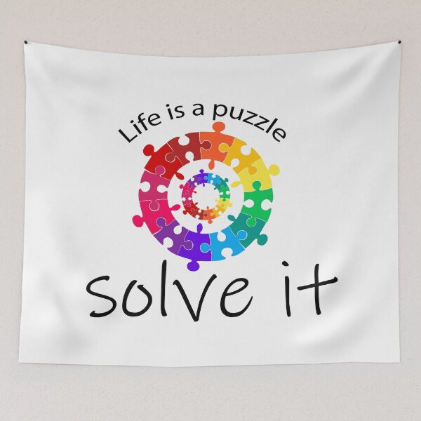 Item preview,  Colorful Jigsaw Puzzle Circle designed and sold by risingrocket.