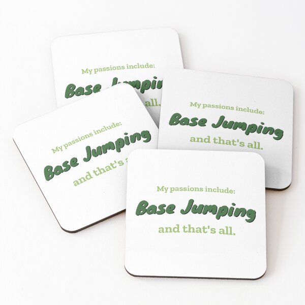 Item preview, Base Jumping is my passion designed and sold by cooldesignsalot.