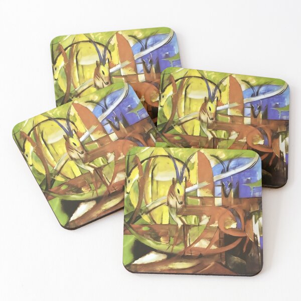 Item preview, Gazelles by Franz Marc designed and sold by WonderweissStudio.