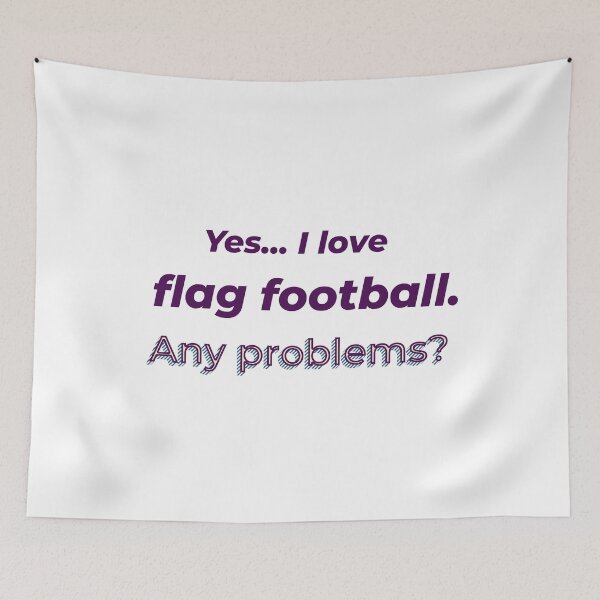 Item preview, I love Flag Football designed and sold by cooldesignsalot.