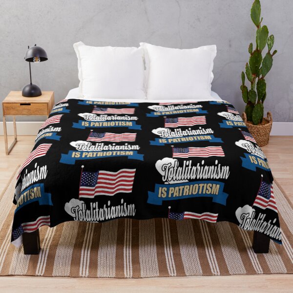 Item preview, Totalitarianism is Patriotism The Patriots Blood is the seed of Freedom Tree America Flag Happy Life Apparel Essential Motivation Inspiration Joy Mood designed and sold by DesignByHeartUK.