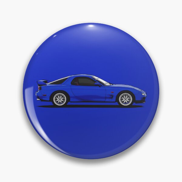 Item preview, Blue Japanese Rotary Powered Sports Car Profile (FD) designed and sold by ApexFibers.