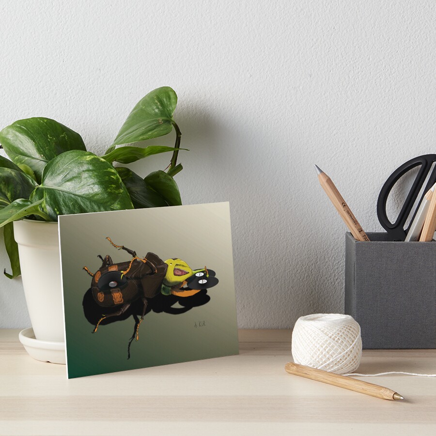 Item preview, Art Board Print designed and sold by dj-KIR.