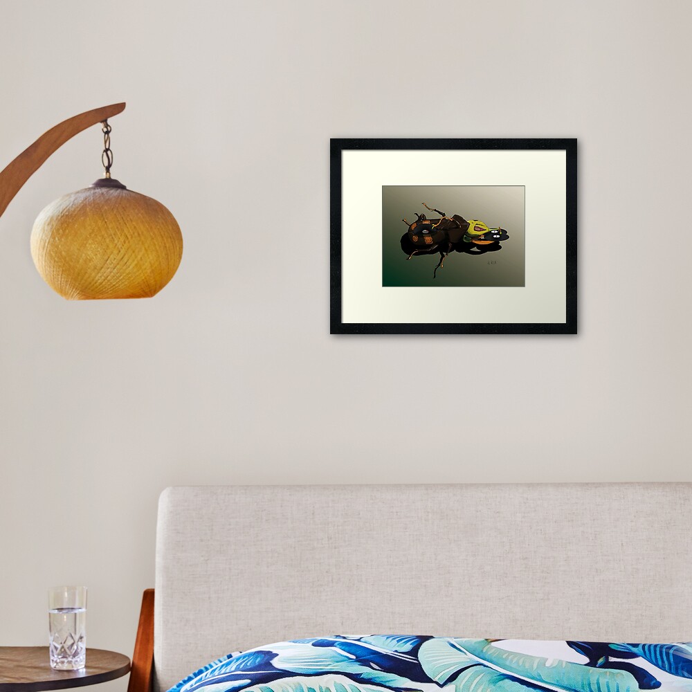 Item preview, Framed Art Print designed and sold by dj-KIR.