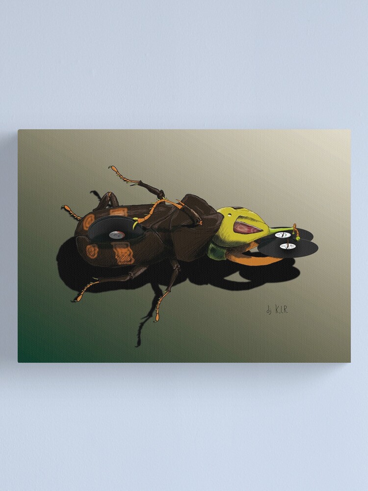 Thumbnail 1 of 3, Canvas Print, Necrophorus Vinylloides designed and sold by dj-KIR.