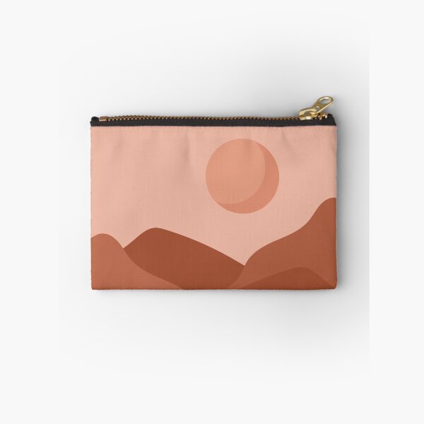 Item preview, Terracotta Boho Landscape Earthy Aesthetic Mountains & Sun  designed and sold by lovelyvibezzzz.