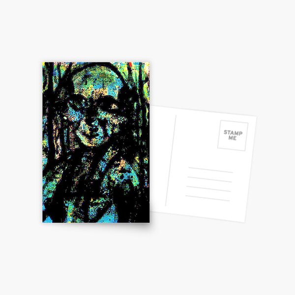 Dark Green Spirirt Postcard