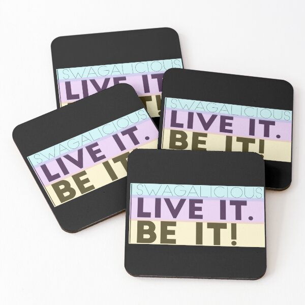 Item preview, SWAGALICIOUS. LIVE IT.  BE IT! designed and sold by BUMPSWIRLMERCH.