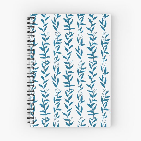 Item preview, Hand Drawn Vines in Blue on Off-White designed and sold by KShedenhelm.