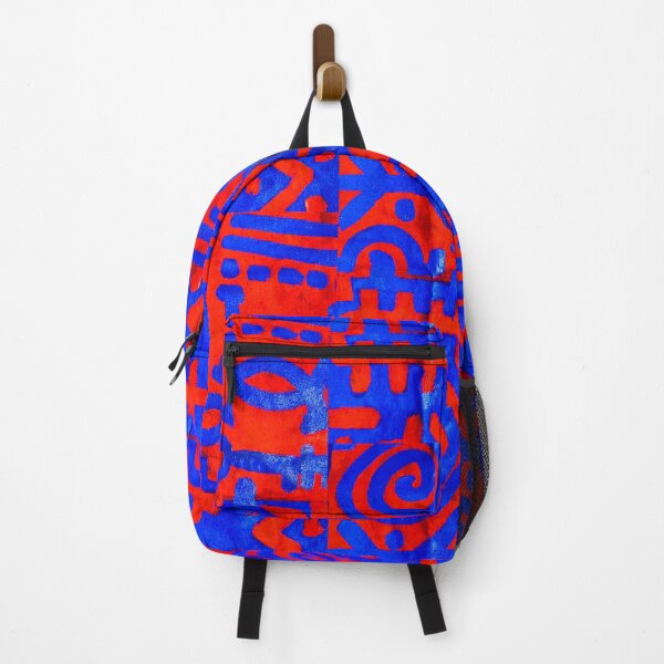 Item preview, Orange and Blue Wearable art designed and sold by ArtofAlabi.