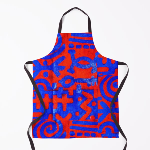 Item preview, Orange and Blue Wearable art designed and sold by ArtofAlabi.
