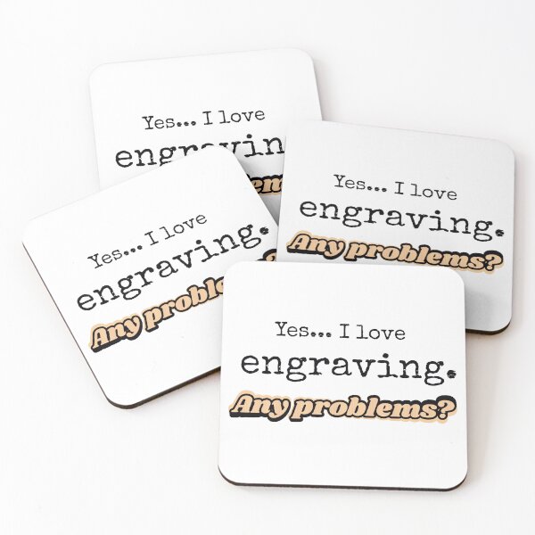 Item preview, I love Engraving designed and sold by cooldesignsalot.