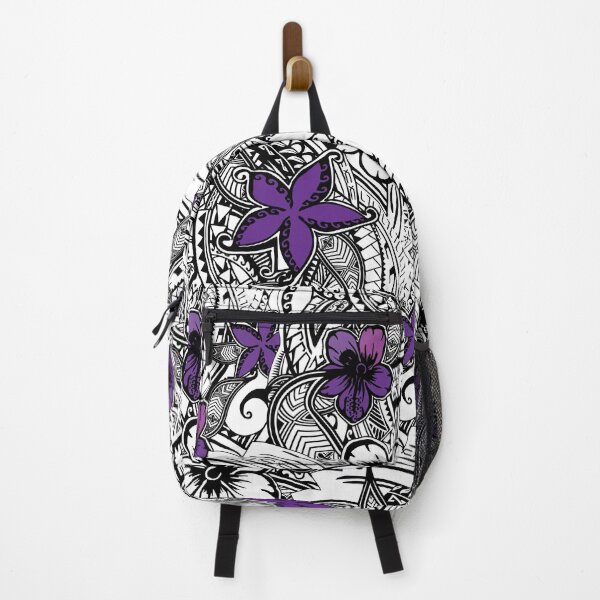Item preview, Hawaiian - Samoan - Polynesian Tribal Floral Print designed and sold by sunnthreads.