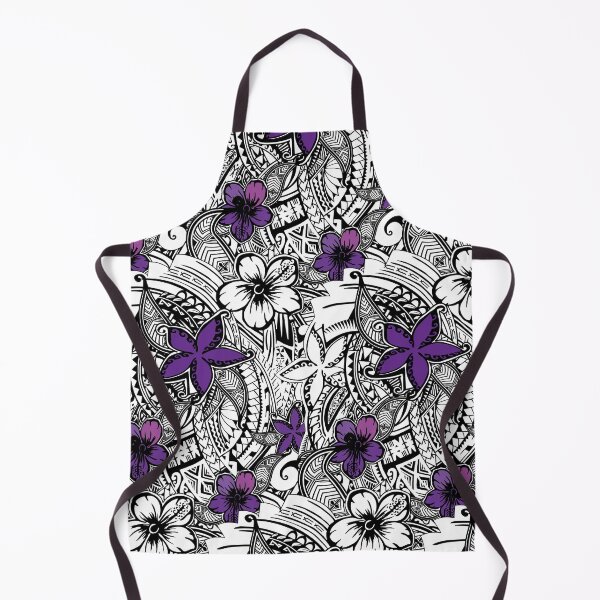 Item preview, Hawaiian - Samoan - Polynesian Tribal Floral Print designed and sold by sunnthreads.
