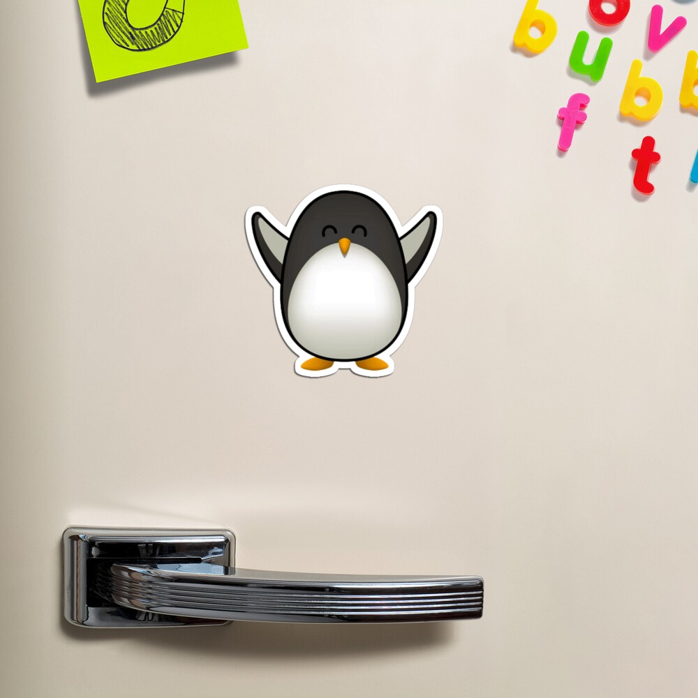 Learn to Fly 2 Penguin  Magnet for Sale by CloutDesigner