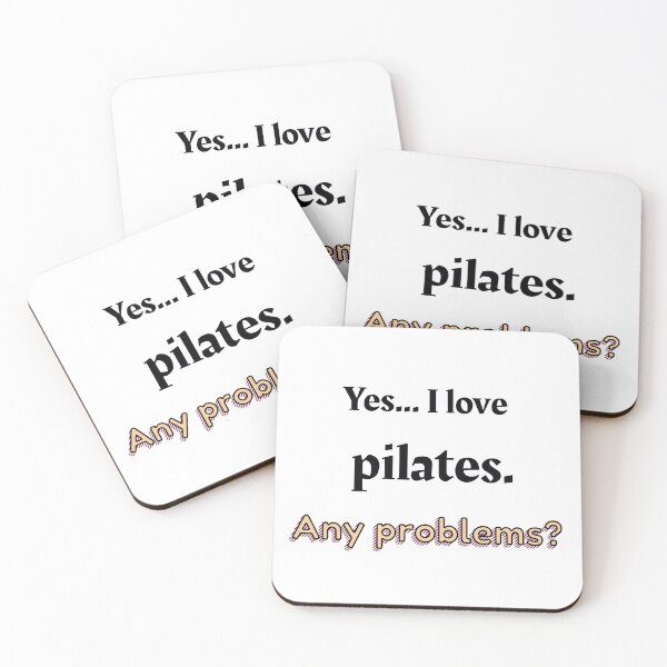Item preview, I love Pilates designed and sold by cooldesignsalot.