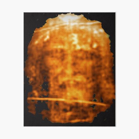 The Shroud of Turin Holy Face of Jesus Art Board Print