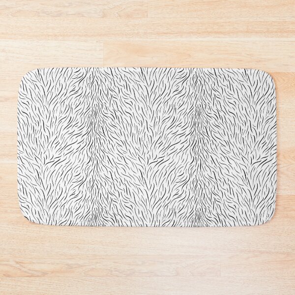 Item preview, Comic book style fur print in black on white designed and sold by AbbyLedGar.
