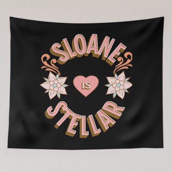 Item preview, Sloane is Stellar - First Names - Birthday Gifts - Alliteration Fans designed and sold by epicthoughts.