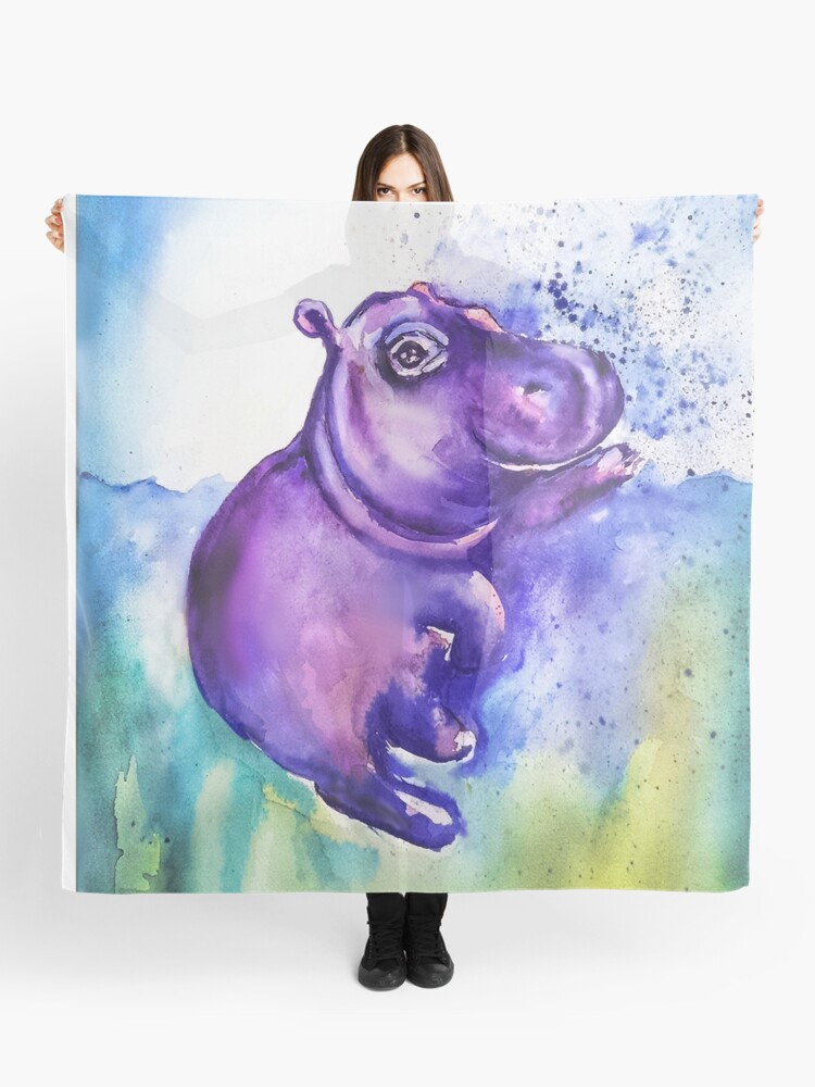 Baby Hippo Scarf By Studiokaufmann Redbubble